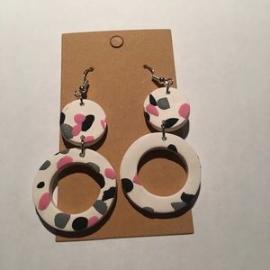 Polymer clay earrings